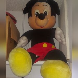 VINTAGE 80's-90's Mickey Mouse Plush Large